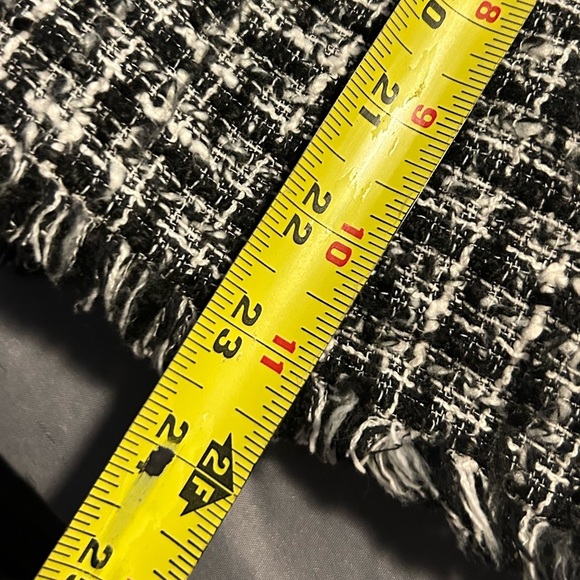 50%off w♥️ Tahari Arthur S. Levine B/W Checks Long Sleeve Boucle Jacket ♥️ #57 - Picture 5 of 10